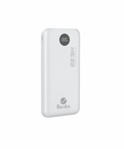 Power Bank-Baraka BRK-PB22 Blanc (10000MAH) (Haute Capacité pour Smartphones et Tablettes)