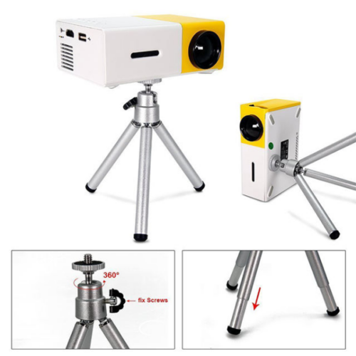 Mini Vidéo Projecteur Portable YG-300 – Projection Haute Qualité, Compact et Pratique pour Cinéma à Domicile et Présentations