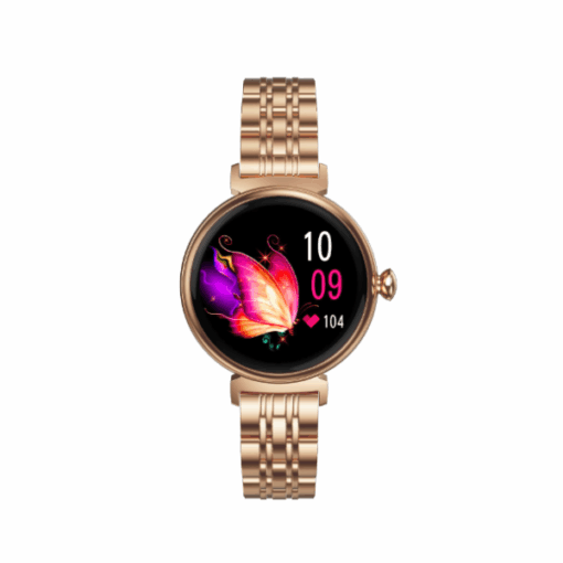 Montre Connectée G-TAB GT9 PRO pour Femme - Écran AMOLED, Appels et 2 Bracelets