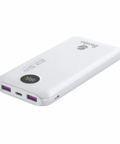 Power Bank-Baraka BRK-PB22 Blanc (10000MAH) (Haute Capacité pour Smartphones et Tablettes)