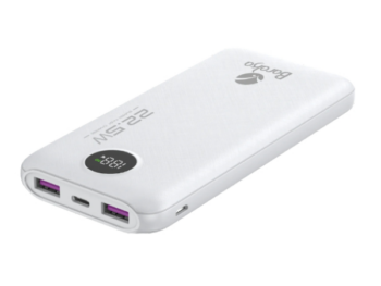 Power Bank-Baraka BRK-PB22 Blanc (10000MAH) (Haute Capacité pour Smartphones et Tablettes)