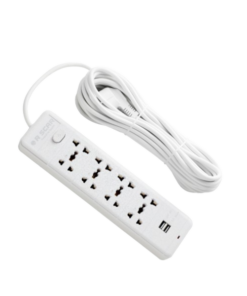 Rallonge Électrique R SCAR RS-114U (10M)-( 2 ports USB )