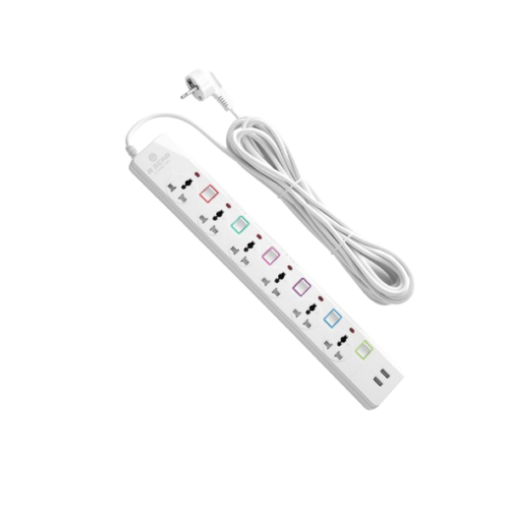 Rallonge électrique  R SCAR RS-226U (10M) –  Ports USB Intégrés