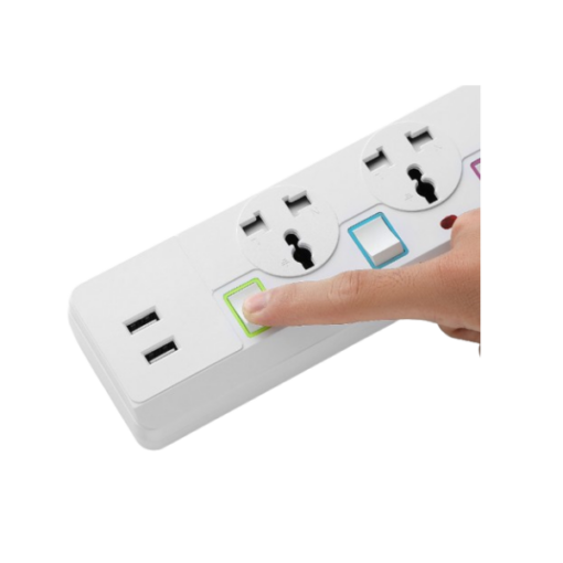 Rallonge électrique  R SCAR RS-226U (10M) –  Ports USB Intégrés