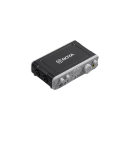 BOYA BY-AM1 – Interface Audio USB 2 Canaux avec XLR/Jack, Monitoring Direct & Alimentation Fantôme