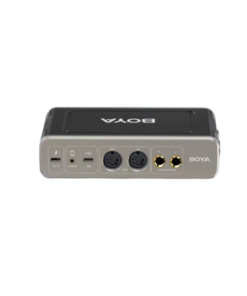 BOYA BY-AM4 – Interface Audio USB-C Double Canal avec MIDI, Monitoring & Suppression de Bruit
