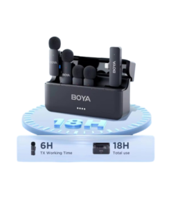 BOYA BY‑V4D – Micro cravate sans fil Lightning pour 4 personnes, ultracompact, portée 200 m