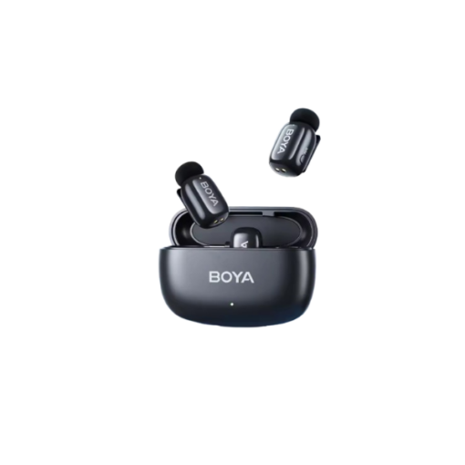BOYA Mini-12 – Micro Cravate Sans Fil Compact 2TX + 2RX – USB-C & Lightning – Autonomie 30h