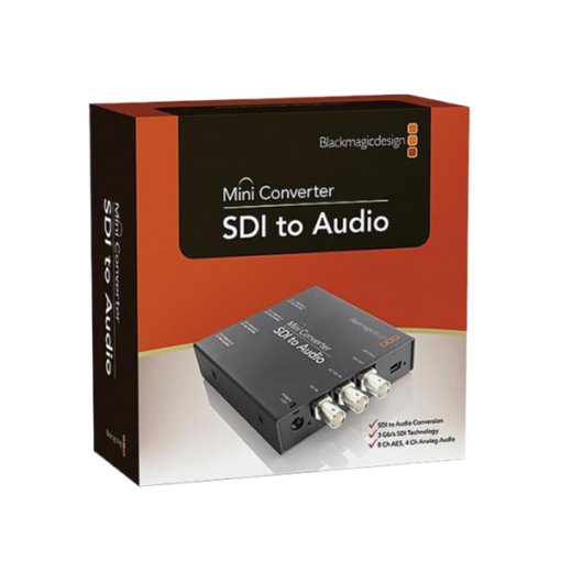 Blackmagic Mini Converter SDI to Audio – Extraction Audio Analogique ou AES/EBU depuis Signal SDI