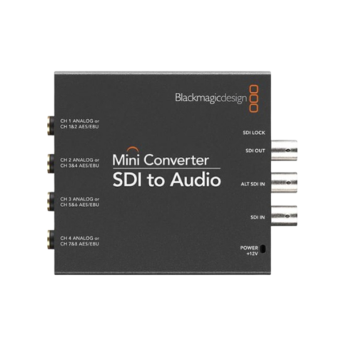Blackmagic Mini Converter SDI to Audio – Extraction Audio Analogique ou AES/EBU depuis Signal SDI