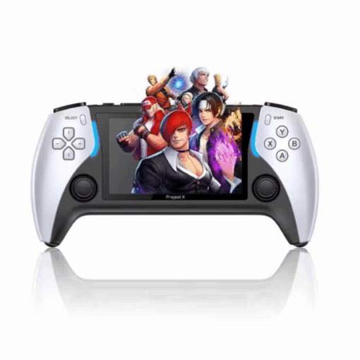 Console Portable Project X – Écran IPS, 2000+ Jeux Rétro, HDMI, Haut-Parleurs Stéréo, Recharge USB