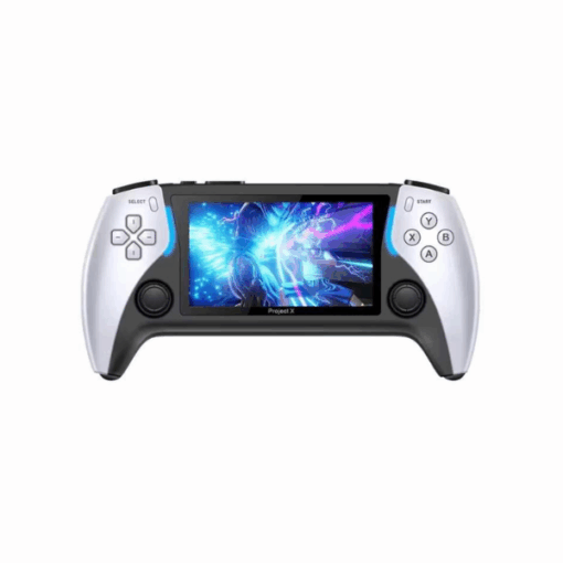 Console Portable Project X – Écran IPS, 2000+ Jeux Rétro, HDMI, Haut-Parleurs Stéréo, Recharge USB
