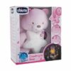 Goodnight Bear - Ours Interactif Rose | Veilleuse et Compagnon Apaisant pour Bébé