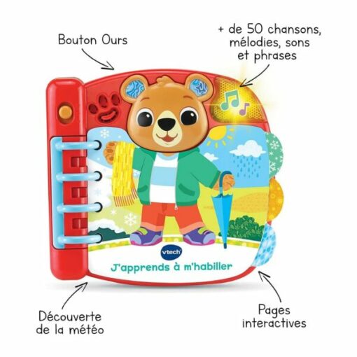 Livre J’apprends À M’Habiller-Vtech