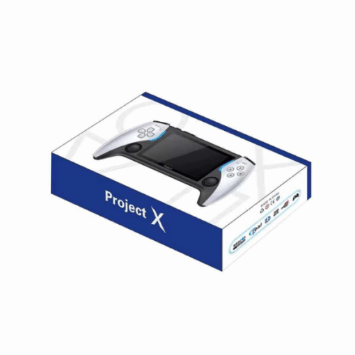 Console Portable Project X – Écran IPS, 2000+ Jeux Rétro, HDMI, Haut-Parleurs Stéréo, Recharge USB
