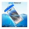 Pochette Étanche Universelle IPX8 – Protection Téléphone 3ATM, Écran Tactile, Plongée & Sports Nautiques