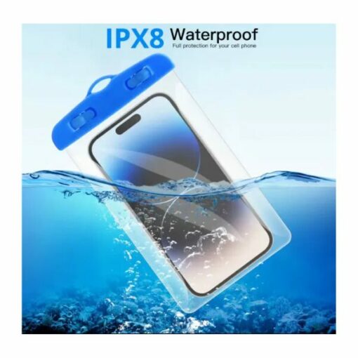 Pochette Étanche Universelle IPX8 – Protection Téléphone 3ATM, Écran Tactile, Plongée & Sports Nautiques