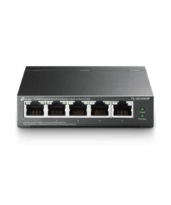 Switch TP-Link TL-SG1005P – 5 Ports Gigabit 10/100/1000 Mbps, Dont 4 Ports PoE, Budget 56W, Boîtier Métal, Plug & Play