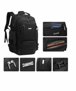 Sac à Dos Tiroll 3530 : Étanche, Anti-Choc & Port USB – Style Voyage Unisexe