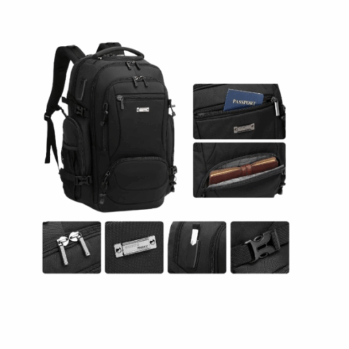 Sac à Dos Tiroll 3530 : Étanche, Anti-Choc & Port USB – Style Voyage Unisexe