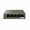 Switch Tenda TEF1105P-4-63W – 5 Ports Fast Ethernet 10/100 Mbps, Dont 4 Ports PoE+, Budget 58W, Plug & Play