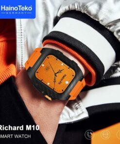 Montre Connectée HainoTeko Richard M10 - Écran HD, Appels Bluetooth, 3 Bracelets et Étui