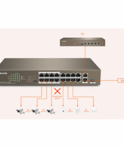 Switch Tenda TEF1118P-16-150W – 16 Ports