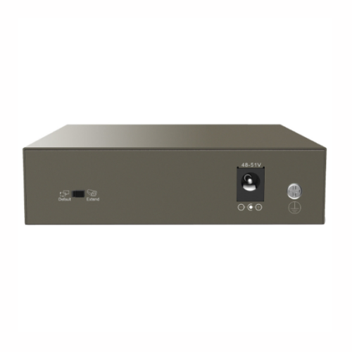 Switch Tenda TEF1105P-4-63W – 5 Ports Fast Ethernet 10/100 Mbps, Dont 4 Ports PoE+, Budget 58W, Plug & Play