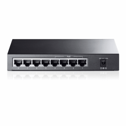 Switch TP-Link TL-SF1008P – 8 Ports Fast Ethernet 10/100 Mbps, Dont 4 Ports PoE, Boîtier Métal, Plug & Play