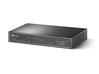 Switch TP-LINK TL-SG1008P– 8 Ports Gigabit 10/100/1000 Mbps, Dont 4 Ports PoE+, Budget 64W, Plug & Play, Boîtier Métal