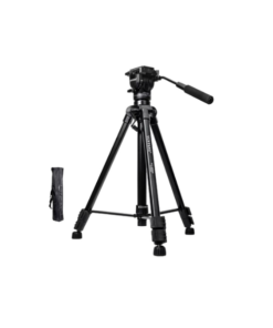 Trépied Professionnel YUNTENG VCT-880 – Tête 3D Rotative 360°, Hauteur 165 cm, Charge 5 kg
