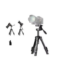 Trépied YUNTENG VCT-608 – Léger & Compact pour Caméra et Téléphone