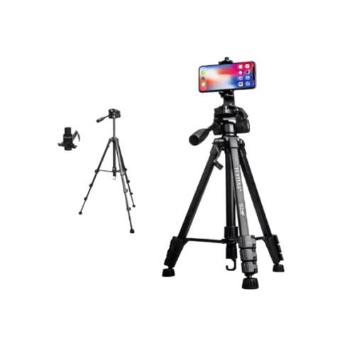 Trépied YUNTENG VCT-668 – (Hauteur 146 cm, Charge 3 kg)