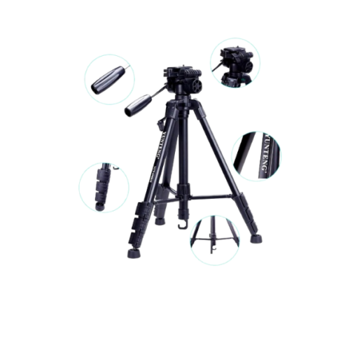 Trépied YUNTENG VCT-690 – Tête 3D Rotative 360°, Hauteur 152 cm, Charge 3 kg