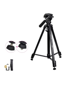 Trépied Professionnel YUNTENG VCT-860 – Aluminium Haute Qualité, Hauteur 168 cm, Charge 4 kg