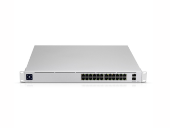 Switch Ubiquiti UniFi USW-PRO-24-POE – 24 Ports Gigabit (16 PoE+ / 8 PoE++), 2 SFP+ 10G, Écran Tactile, Gestion UniFi
