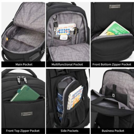 Sac à Dos OCEANO 3530S : 14 pouces, Étanche & Port de Charge USB