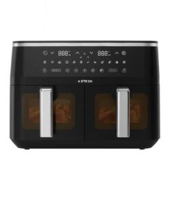 Air fryers-Friteuse à air Double compartiment Astech AF0107BXB 10L 1300W