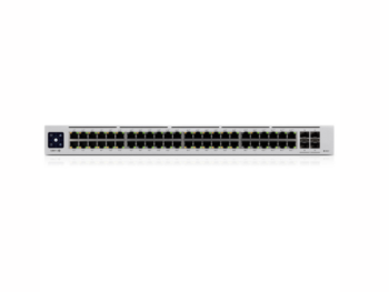 Switch Ubiquiti UniFi USW-PRO-48-POE – 48 Ports Gigabit (40 PoE+ / 8 PoE++), 4 SFP+ 10G, Écran Tactile, Gestion UniFi