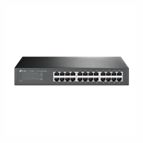 Switch TP-Link TL-SG1024D – 24 Ports Gigabit 10/100/1000 Mbps, Montable sur Rack, Écoénergétique & Plug-and-Play
