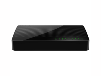 Tenda SG108 – 8 Ports Gigabit 10/100/1000 Mbps, Plug & Play, Silencieux, Compact et Écoénergétique
