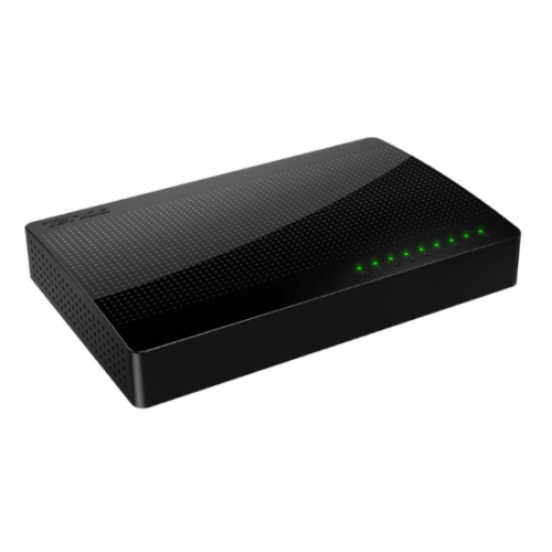 Tenda SG108 – 8 Ports Gigabit 10/100/1000 Mbps, Plug & Play, Silencieux, Compact et Écoénergétique