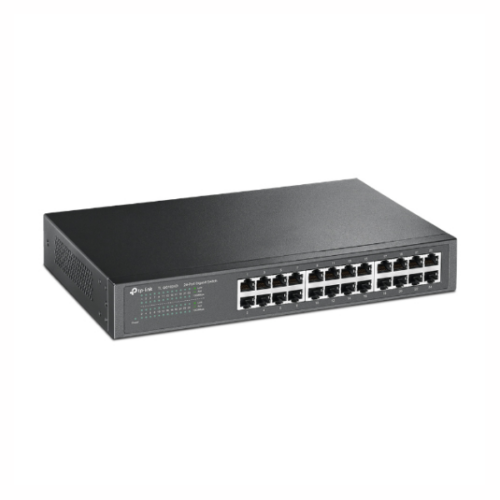 Switch TP-Link TL-SG1024D – 24 Ports Gigabit 10/100/1000 Mbps, Montable sur Rack, Écoénergétique & Plug-and-Play