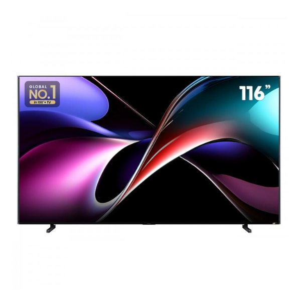 Téléviseur Hisense 116UX ULED 4K – RGB Mini-LED, Quantum Dot, 116" (Google tv) Téléviseur Hisense 116UX ULED 4K – RGB Mini-LED, Quantum Dot, 116" (Google tv)