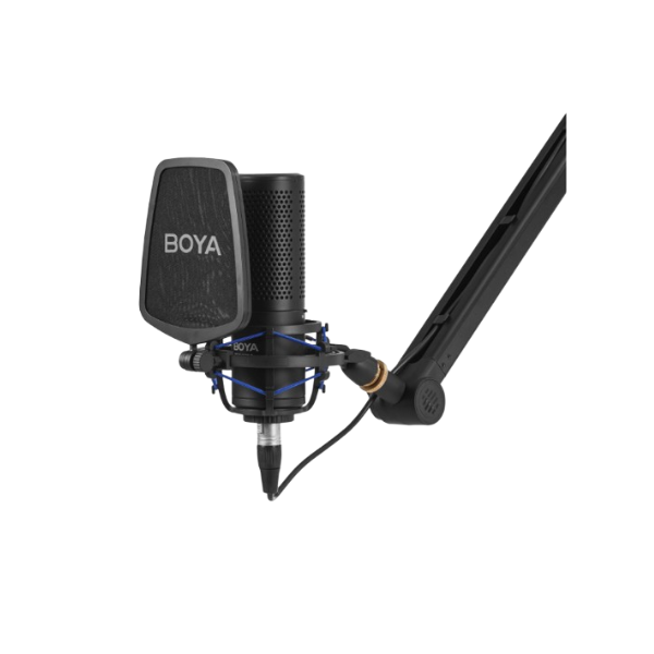 BOYA BY-M1000 Pro – Micro Studio à Condensateur XLR – Directivités Multiples + Filtre Anti-Pop BOYA BY-M1000 Pro – Micro Studio à Condensateur XLR – Directivités Multiples + Filtre Anti-Pop