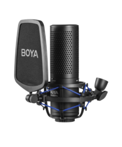 BOYA BY-M1000 Pro – Micro Studio à Condensateur XLR – Directivités Multiples + Filtre Anti-Pop BOYA BY-M1000 Pro – Micro Studio à Condensateur XLR – Directivités Multiples + Filtre Anti-Pop