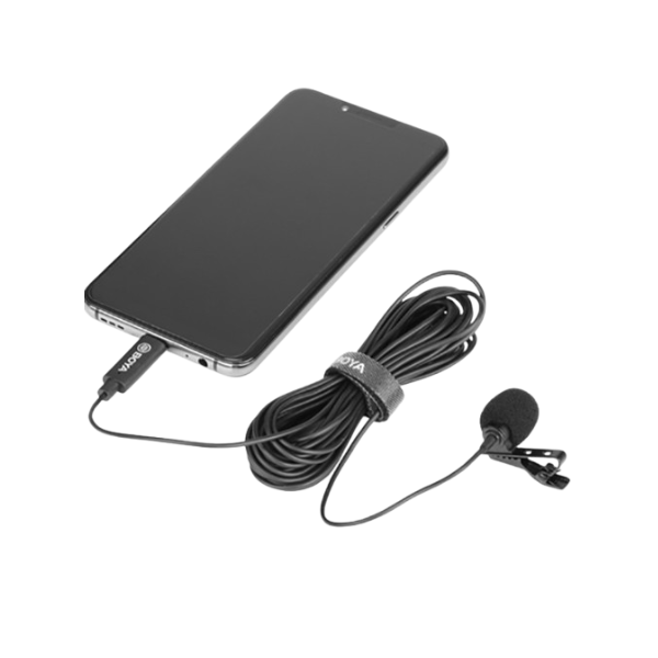 Micro Cravate BOYA BY-M3 – USB-C, condensateur omnidirectionnel, câble long pour enregistrement mobile Micro Cravate BOYA BY-M3 – USB-C, condensateur omnidirectionnel, câble long pour enregistrement mobile