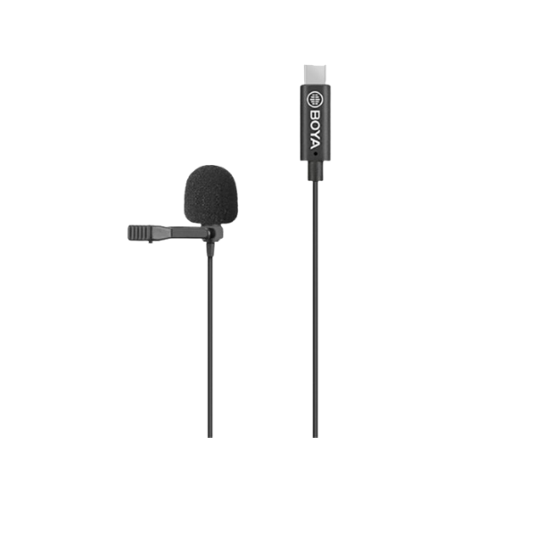 Micro Cravate BOYA BY-M3 – USB-C, condensateur omnidirectionnel, câble long pour enregistrement mobile Micro Cravate BOYA BY-M3 – USB-C, condensateur omnidirectionnel, câble long pour enregistrement mobile