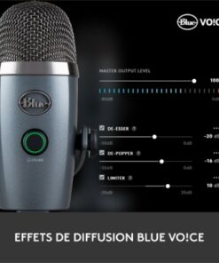 Micro à 2 capsules Logitech Blue Yeti Nano USB