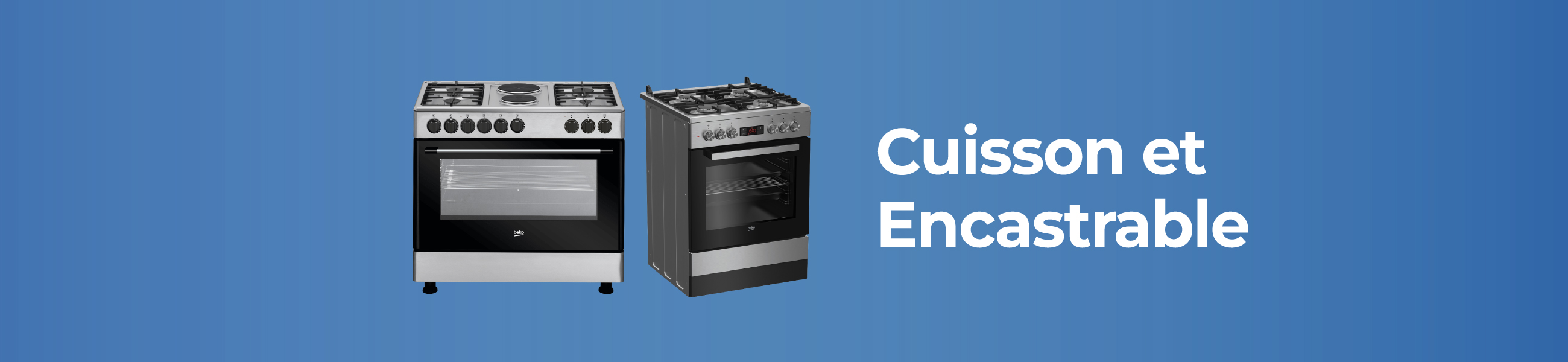 Cuisinière à gaz Astech CSI-60MS 60x60- 4 feux